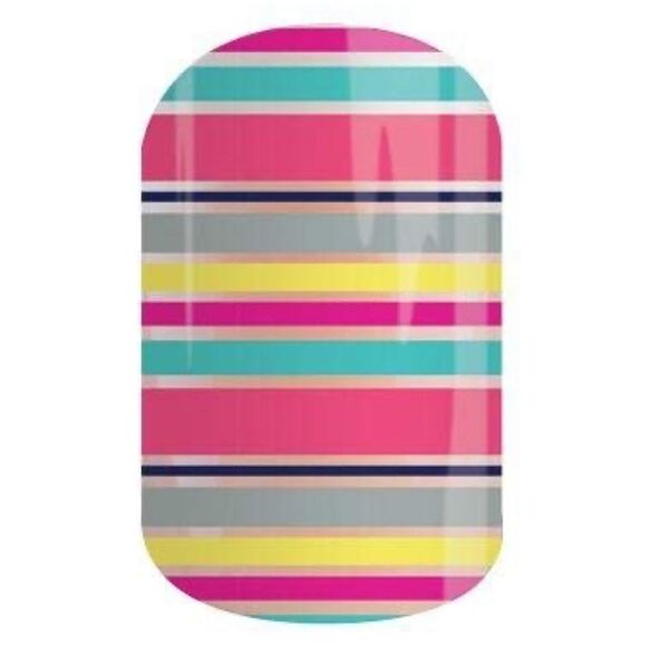 Jamberry Spring Break Full Sheet Nail Wraps 9C94 - Picture 1 of 13